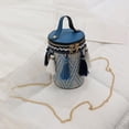 thumbnail image 1 of Bolsa de hombro con borlas Tejido de cuero bandolera pequeño para mujeres étnicas Tmvgtek Para Estrenar, 1 of 9