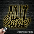 thumbnail image 4 of Craftnamesign Custom Tools Repair Metal Wall Art, Mechanic Tools Decoration, 4 of 5