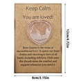 thumbnail image 3 of Humorous Mother Day Card Gift With Heart Shaped Stone Good Luck Support Greeting Card Faux Birthday Day Gift, 3 of 6