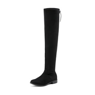 Womens Wide-Calf Knee-High Riding Boot - Walmart.com