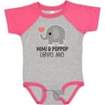 thumbnail image 3 of Inktastic Mimi and Poppop Love Me Boys or Girls Baby Bodysuit, 3 of 5