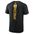 thumbnail image 3 of Men's David Pastrnak Black Boston Bruins Playmaker T-Shirt, 3 of 3