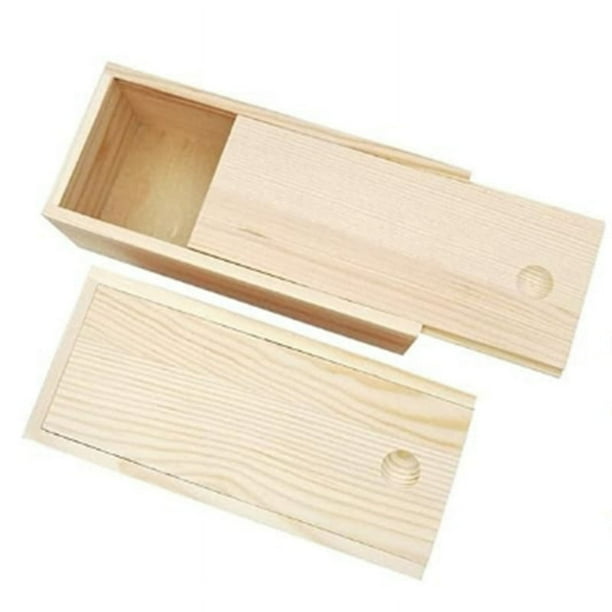 Caja de almacenamiento de madera: organizador versátil y elegante para el hogar y la oficina, y diseño ecológico