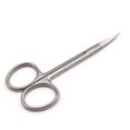 thumbnail image 4 of Tijeras para cutículas, tijeras para uñas para cejas, pestañas, nariz, pelo, barba, piel seca, tijera para el pelo con flecha curva, 4 of 5