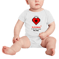 thumbnail image 2 of Half Albanian Is Better Than None Cute Baby Bodysuit Baby Clothes (White, 12-18 Months), 2 of 5