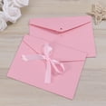 thumbnail image 3 of MLINS Retro Creative Bow Invitation Cards with Elegant Ribbon Tie Design for Wedding and Parties 10 Pcs, 3 of 8