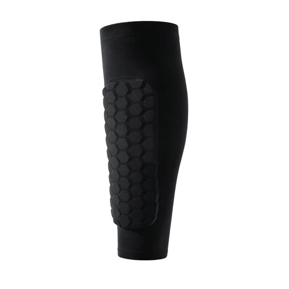 Shin Defender Shin Guards Kids,Soccer Shin Guards Youth for Boys Girls Protective Gear,Calf Compression Sleeve with Honeycomb Pads for Pickleball Football Ski MTB