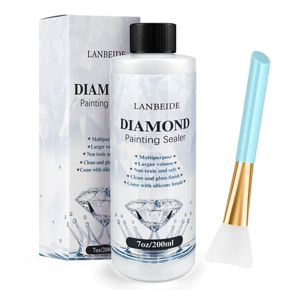 LANBEIDE 200ML Diamond Painting Sealer 5D Art Glue Clear Permanent Hold Shine Effect