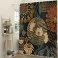 thumbnail image 3 of UOWRPOZ Boho Floral Polyester Shower Curtain, 72" x 72" Waterproof, 3 of 6