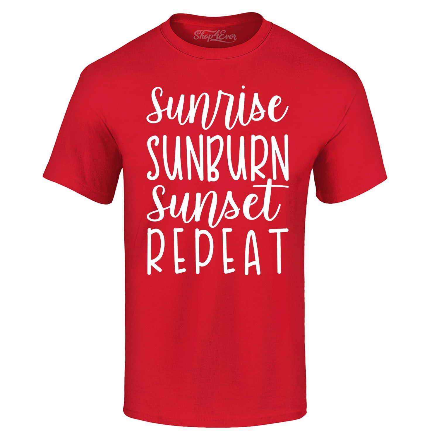 Sunrise Sunburn Sunset Repeat Graphic 