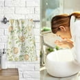 thumbnail image 7 of Flowers Pattern Towels 2 Piece Washcloth Hand Towels, Highly Absorbent Towels for Bathroom, Hotel, Gym and Spa 28 X 16 Inches, 7 of 7