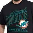 thumbnail image 5 of Men's G-III Sports by Carl Banks  Black Miami Dolphins Adaptive Headliner Graphic T-Shirt, 5 of 6