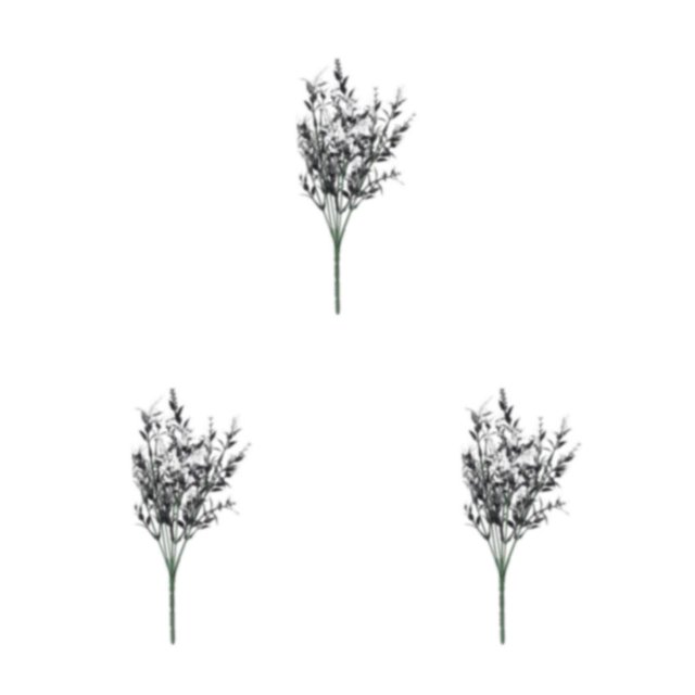 Toystoory 2 piezas, amplia gama de usos, decoración de plantas artificiales para cualquier ocasión y espacio, ecológico, negro y blanco Type1 NO1