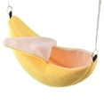 thumbnail image 2 of Small Hammock Warm Bed Comfortable Banana Hideout Cage Accessories for Sugar Glider Hamster Ferret Easy to Hang, 2 of 11