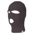 thumbnail image 1 of TopHeadwear 3-Hole Ski Face Mask Balaclava, Charcoal, 1 of 2