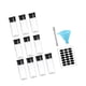 thumbnail image 2 of Juego de salero y pimentero, botellas de condimentos, dispensador hermético de tarros de especias de 3,5 para almacenar especias, condimentos, bols 10 piezas, 2 of 9