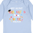 thumbnail image 4 of Inktastic My Aunt Graduated and I'm Super Proud Boys or Girls Long Sleeve Baby Bodysuit, 4 of 5