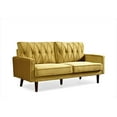 thumbnail image 4 of Uspridefurniture Feemster 69.3'' Velvet Square Arm Sofa -Yellow, 4 of 5
