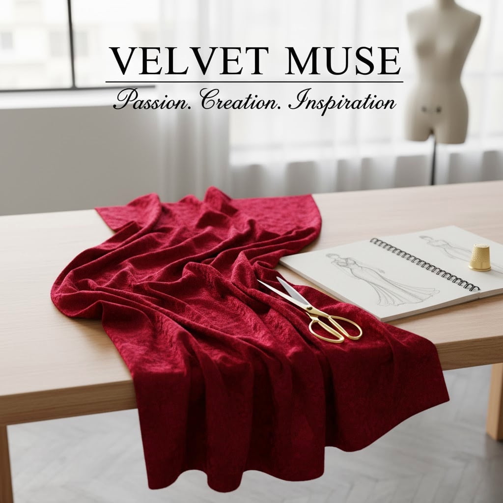 Sedona Designz 100% Panne Velvet Velour Fabric by The Yard – Soft, Stretchable & Medium-Weight for Apparel, Costumes & Home Décor