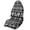 Black White Geometric, variant on CHAQLIN Galaxy Drip Cover Waterproof Sweating Car Seat Cover Breathable, Suitable for Van Truck Seat Bucket Seat, Terry Cloth Car Seat Cover for Cars Vans