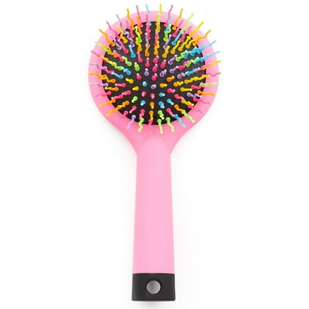 Travel Size Anti-Static Hair Brush With a Mirror For Wet Or Dry Hair