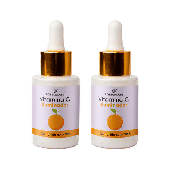 Serum de Citricos, Iluminador y Antioxidante, 30ml Día y noche, 2 piezas