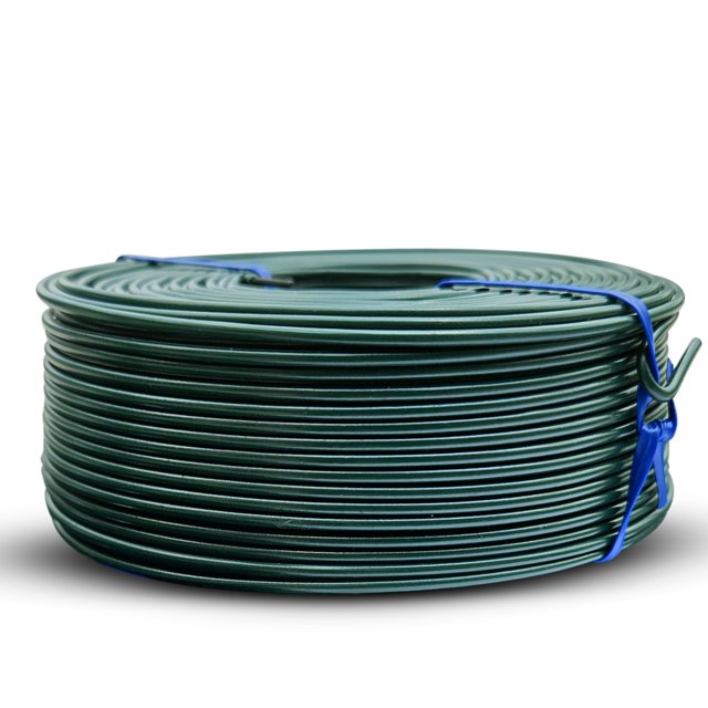 Alambre para amarre de varilla SIMBA STEEL calibre 16 PVC verde rollo de 91 m