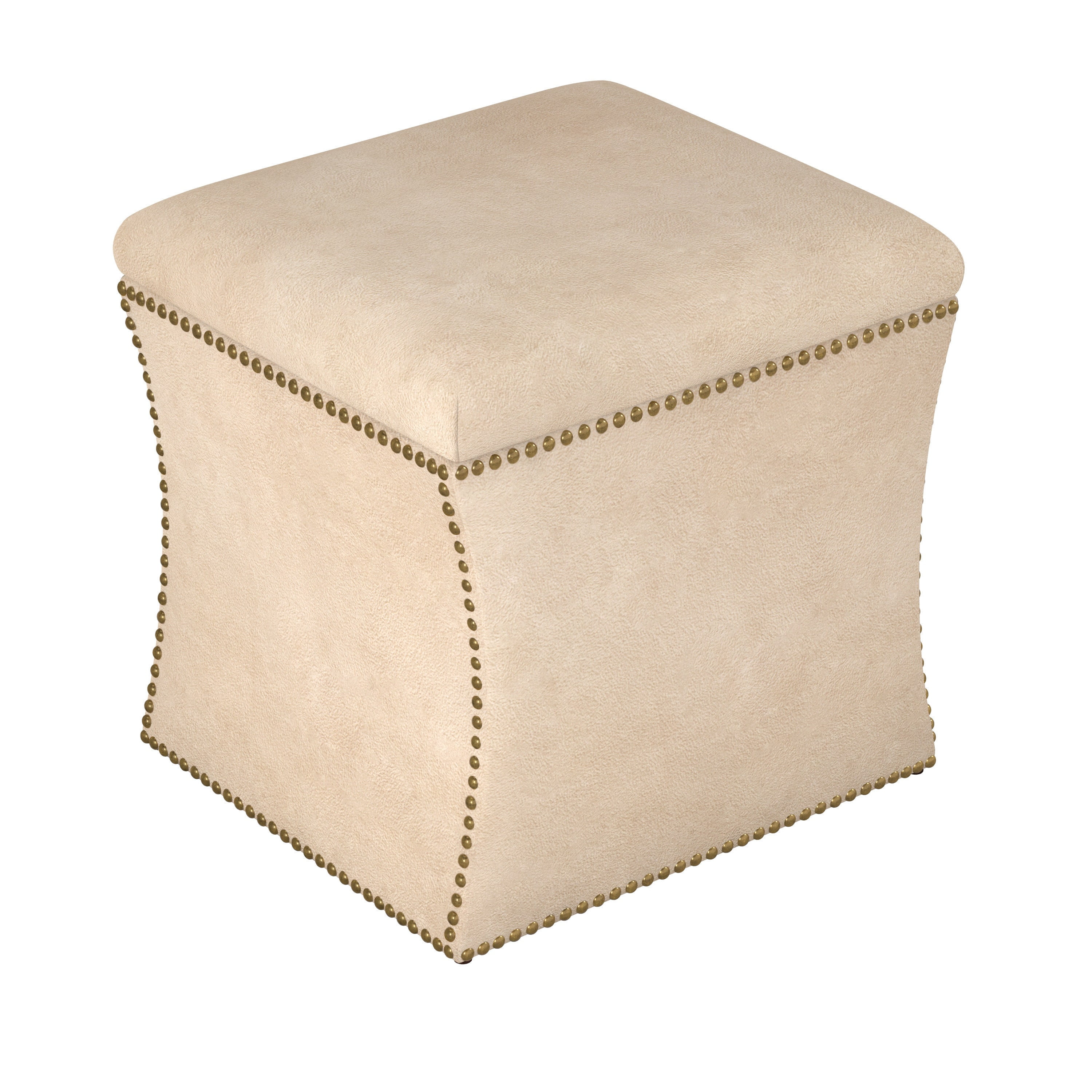 Skyline Furniture Microsuede Custom Storage Ottoman