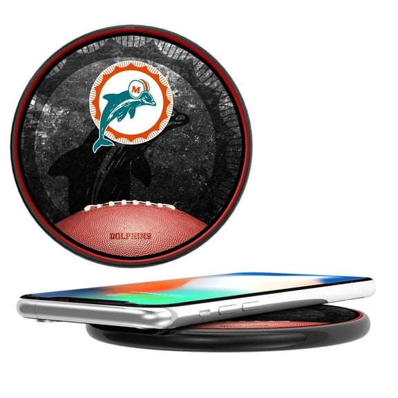Miami Dolphins 10-Watt Legendary Design Wireless Charger