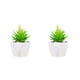 thumbnail image 1 of Plantas artificiales Inteprter simulación suculentas bonsai maceta flores falsas decorativas tipo 4, 1 of 6
