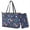 Christmas Plum Deer, variant on ZUXONGSY 3D Hummingbird Daisy Flower Print Women's Satchel Purse Set Lightweight Top Handle Handbag with Wristlet Wallet PU Leather for Shopping Work