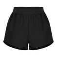 thumbnail image 4 of purcolt Women's 2 in 1 Running Shorts High Waisted Athletic Shorts Gym Yoga Workout Shorts with Liner Zipper Pockets, 4 of 7