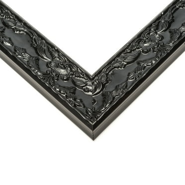 36x24 Frame Black Solid Wood Picture Frame Width 1.75 Inches | Interior Frame Depth 0.375 Inches |