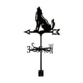 thumbnail image 1 of Soporte de techo de de hierro, veleta, decoración del jardín, indicador de dirección del viento para pérgolas, invernaderos, instalación simple, 1 of 9