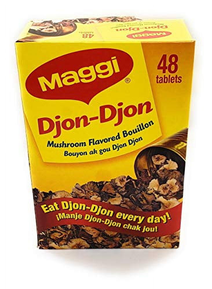 Maggi Djon Djon Bouillon Mushroom Flavored Cubes 1 Box 48 Cubes