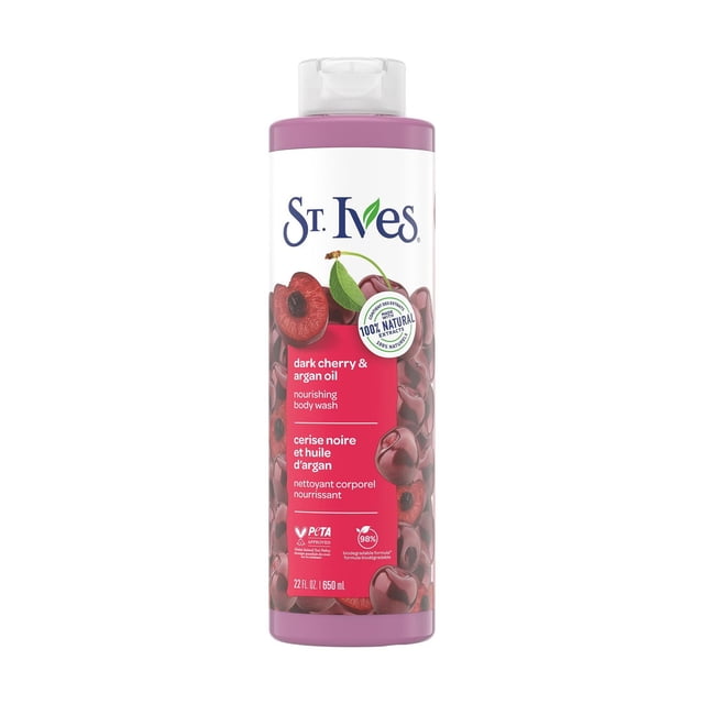 St. Ives Body Wash Dark Cherry & Argan Oil