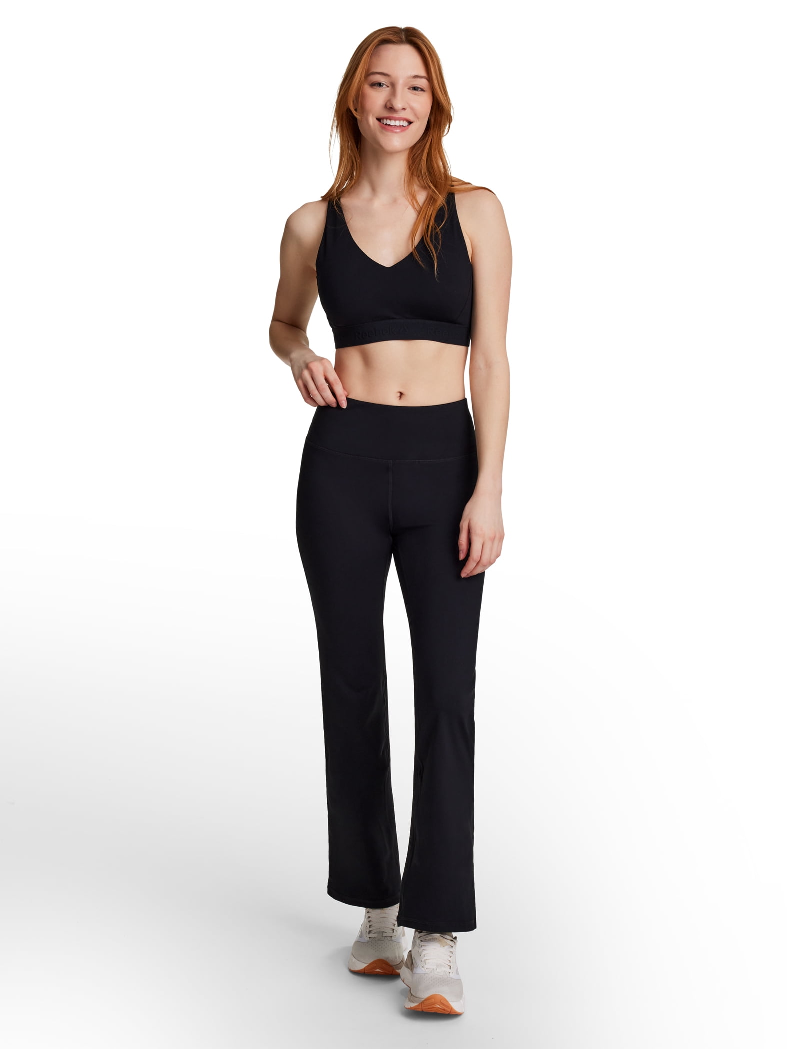 Reebok Women's and Women's Plus Everyday High Rise Flare Leggings, Sizes XS-4X