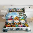 thumbnail image 2 of Feelyou Magic Santa Slaus Queen Comforter Set for Teens, Kawaii Christmas Gifts Bedding Sets, Pine Tree Reversible Bedding Comforter Set, Breathable Home Decor, 3-Piece, 2 of 8