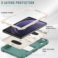 thumbnail image 3 of Allytechgroup Case for Samsung Galaxy Tab A11 2025/A9 2023 8.7", Kids Friendly Case with Kickstand Shockproof Back Cover for Galaxy Tab A11 (SM-X133/X135)/A9 (SM-X110/X115), Emeraldgreen, 3 of 9