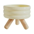 thumbnail image 2 of Tazones de cerámica para gatos para comida y agua Tazón de comida para gatos Antideslizante Protección para el cuello Trípode de madera Tazón Cuenco de agua 600ML Fernando Cuencos para gatos, 2 of 8