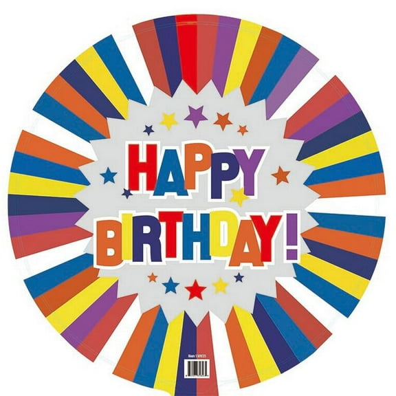 Harnel 18" Birthday Mylar Balloons for all ages - Pack of 10