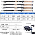 thumbnail image 2 of Sougayilang 1.8-2.1m Carbon Fiber Casting Rod & High Quality 9+1BB Reel Kit, 2 of 7