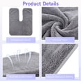 thumbnail image 3 of Toallas faciales DIMEGON de forro polar coral con diseño dividido en forma de U, 12 unidades, 3 of 6