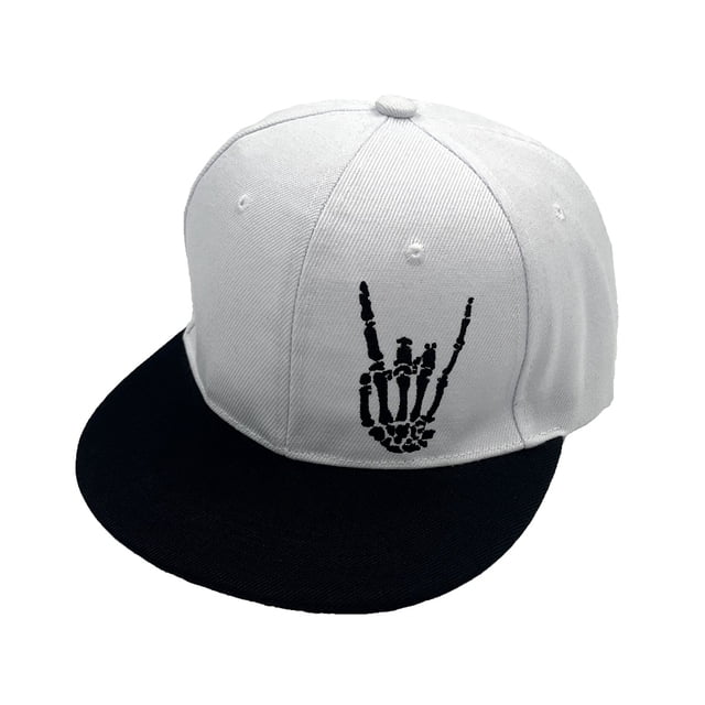 Gorra de béisbol con visera plana y ala ajustable para hombre