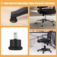 thumbnail image 2 of 15pcs High Profile Bell Glides for Office Chairs Anti-Scratch Floor Protectors for Various Furniture, 2 of 6