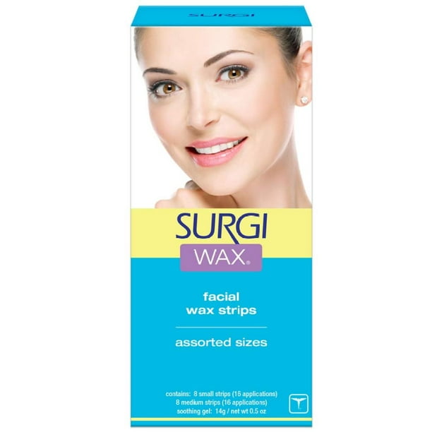 Surgiwax Facial Honey Wax Strips For Face Upper Lip, Chin & Cheek
