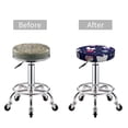 thumbnail image 5 of Kll Lama In Space Round Bar Chair Cushion Cover 14 Inch,Bar Stool Protector With Elastic, Soft Washable, 5 of 7