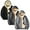 Black & Dark Grey & Grey, variant on 3-Pack Men's Heavyweight Sherpa Fleece-Lined Full Zip Hoodie (M-2XL)