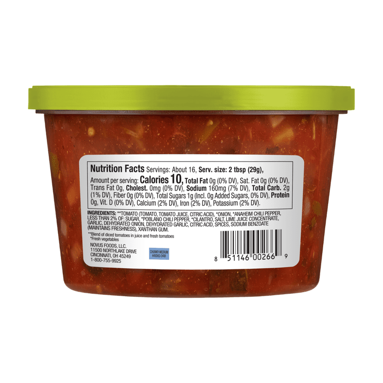 Fresh Cravings Homestyle Chunky Mild Salsa, 16 oz. Ready to Eat