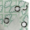 thumbnail image 4 of Ambesonne Nature Grommet Curtain, Minimalist Art Bird Pattern, 50"x96", Laurel Green and Off White, 4 of 5